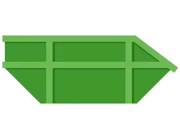 Kontener otwarty typu KP-5 o pojemności 5000L do zbiórki odpadów masowych gruzownik.