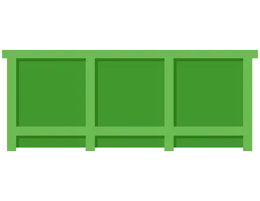 Kontener uniwersalny typu KP-7 o pojemności 7000L do przewozu oraz składowania ciężkich odpadów komunalnych, budowlanych oraz przemysłowych.