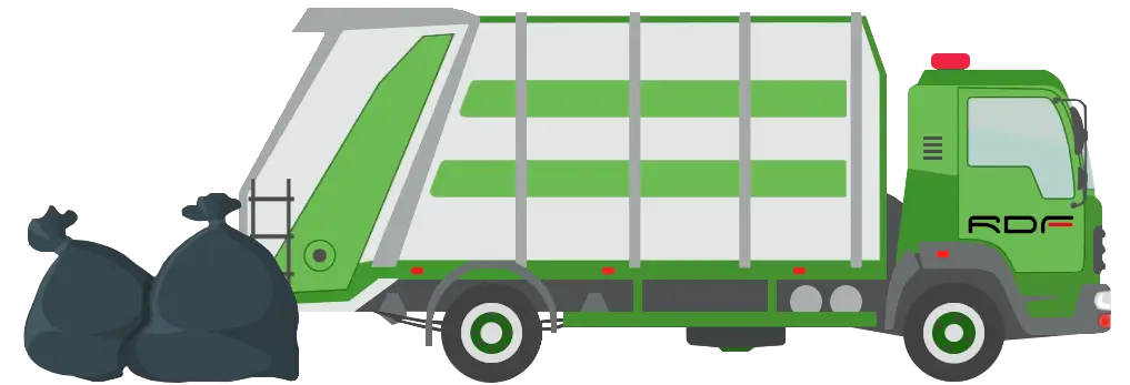 Śmieciarka bezpyłowa